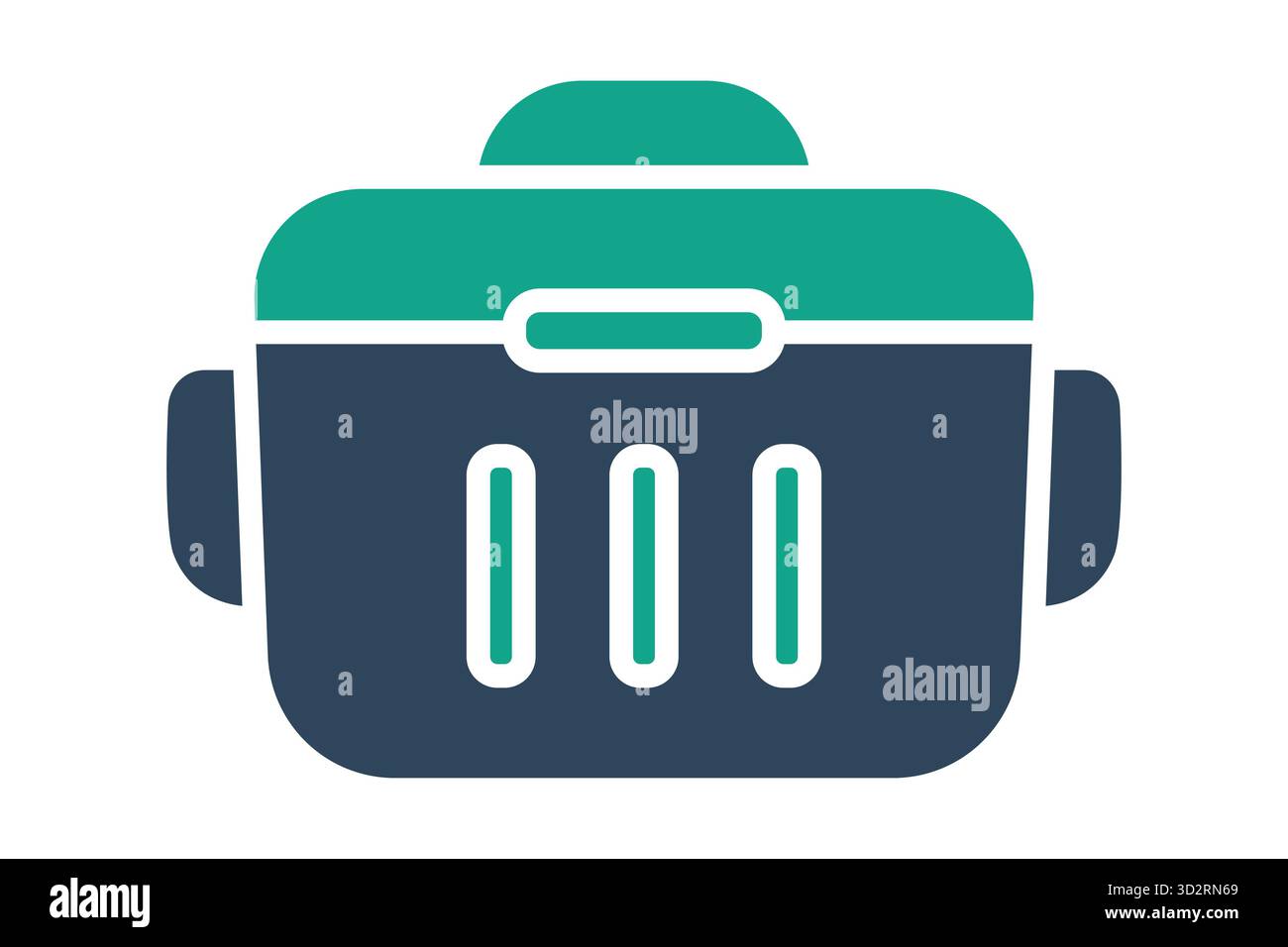 Food storage icon. solid icon style. storage elements vector illustration Stock Vector