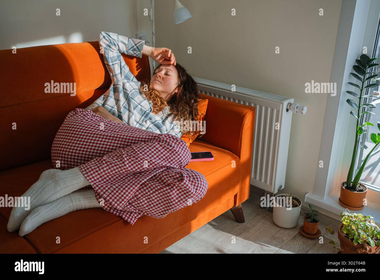 Tired Pyjamas Tired pregnant woman in pajamas hi-res stock photography and images - Alamy
