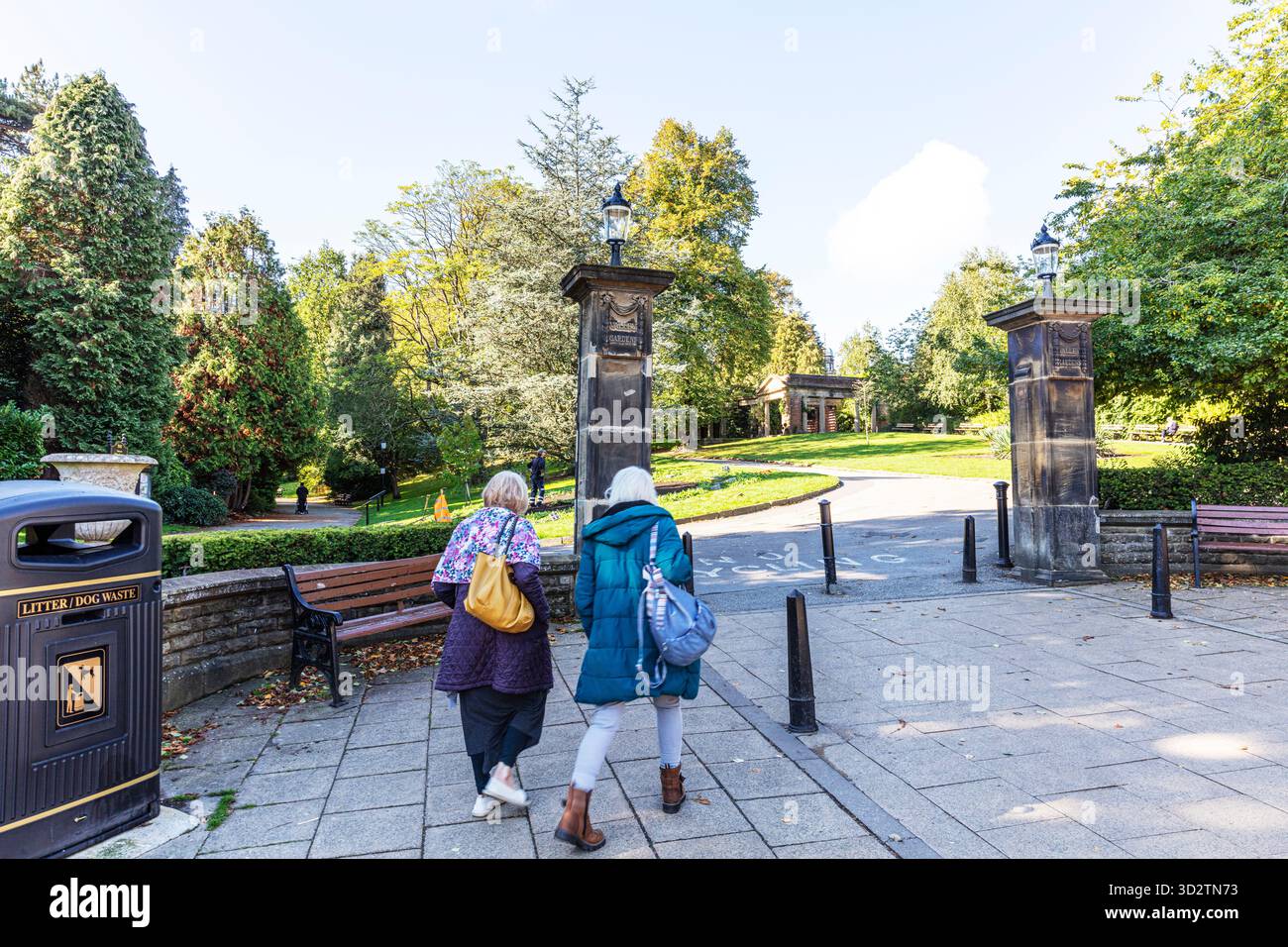 Valley Gardens Harrogate, Harrogate, Yorkshire, UK, England, Harrogate UK, Harrogate Yorkshire, Harrogate Town, Valley Gardens, park, gardens, Stock Photo