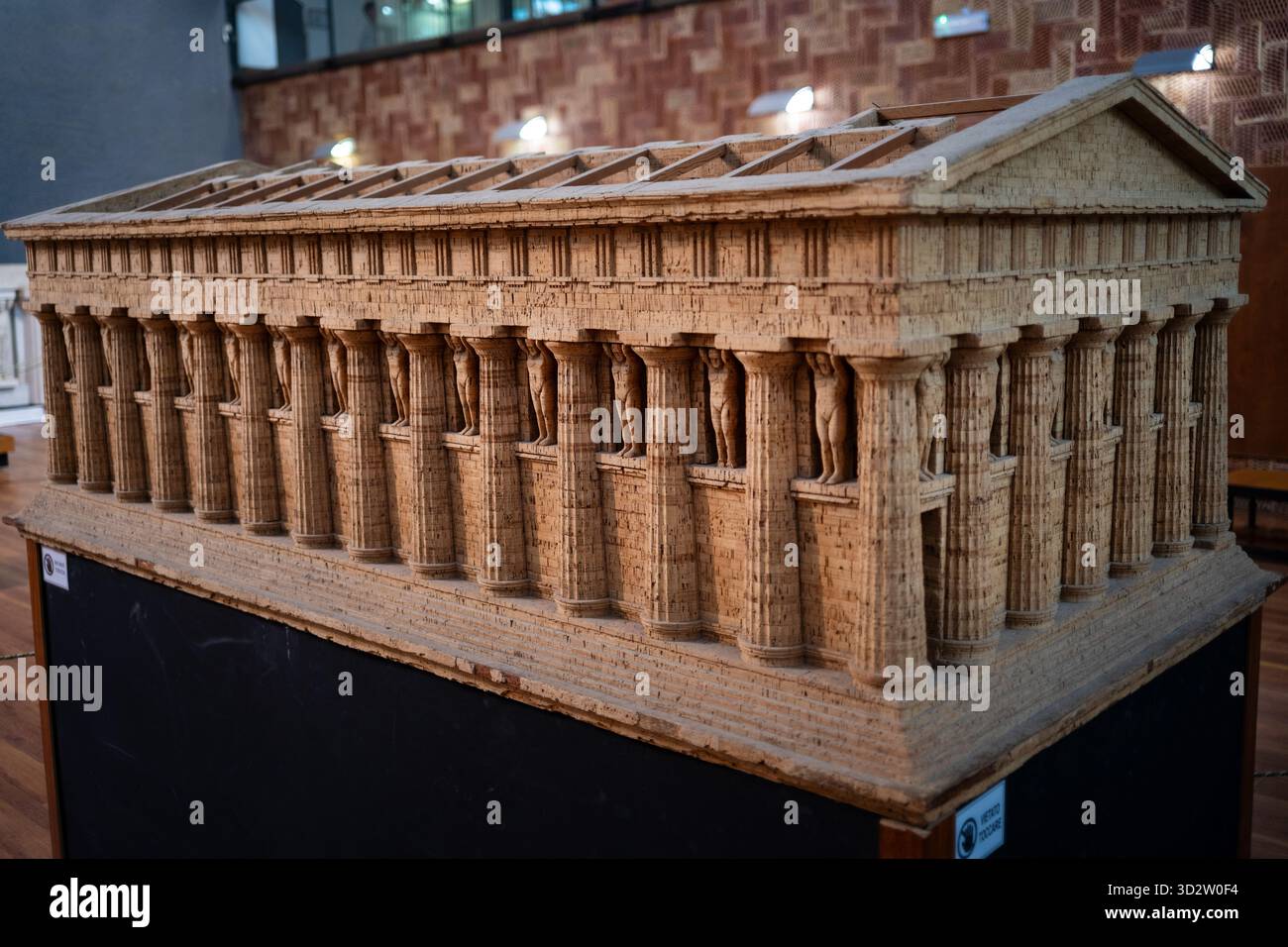 Reconstructed Telamon in the museum at the Valley of the Temples ...