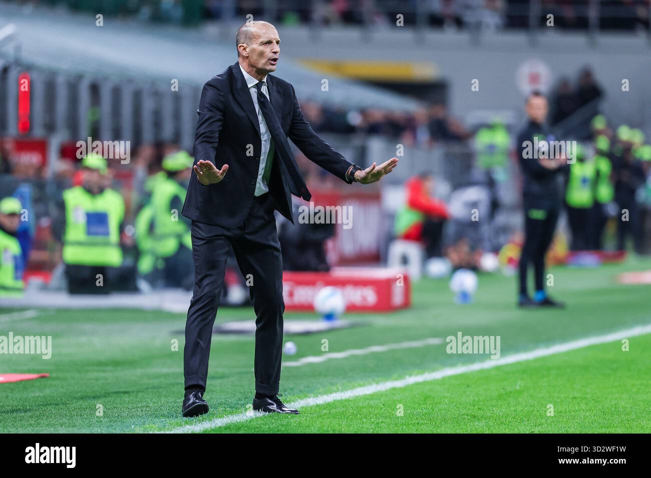 Massimiliano Allegri Head Coach of AC Milan reacts during Serie A 2025/ ...
