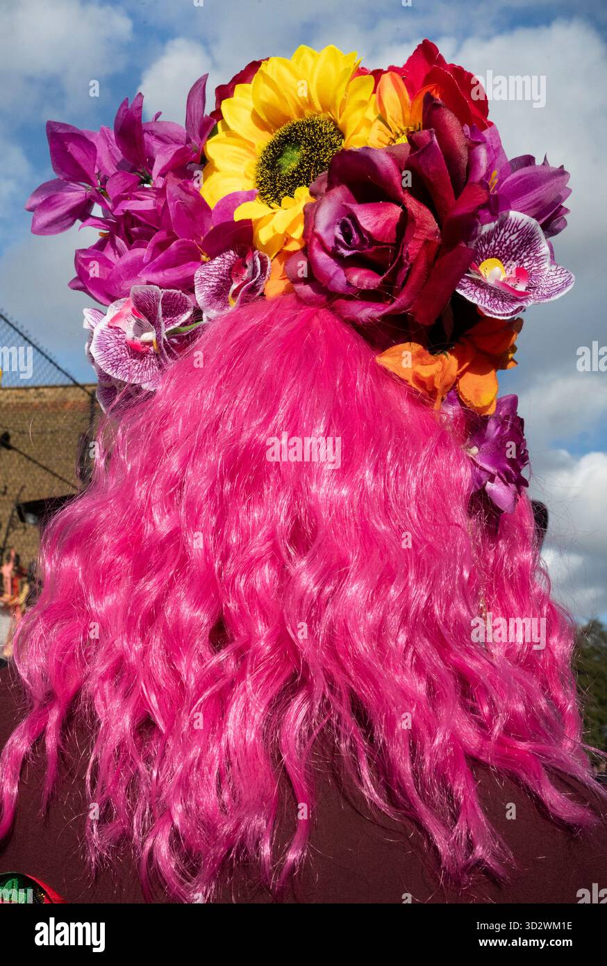 London, Columbia Road, Mexican  Day of the Dead celebration, All Saints Day, November 1st 2025. Stock Photo