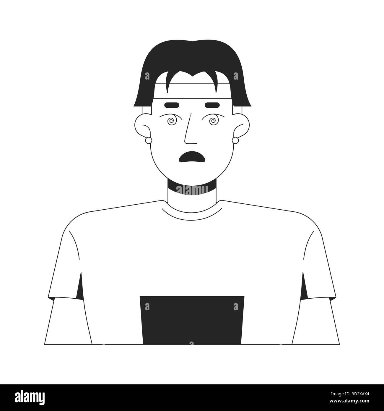 Dizzy line art Stock Vector Images - Alamy