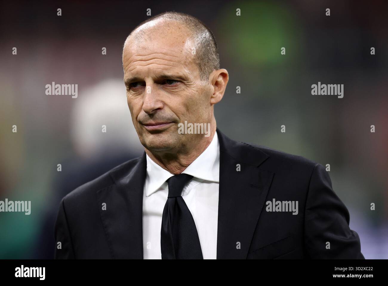 Massimiliano Allegri, head coach of Ac Milan looks on during the Serie ...