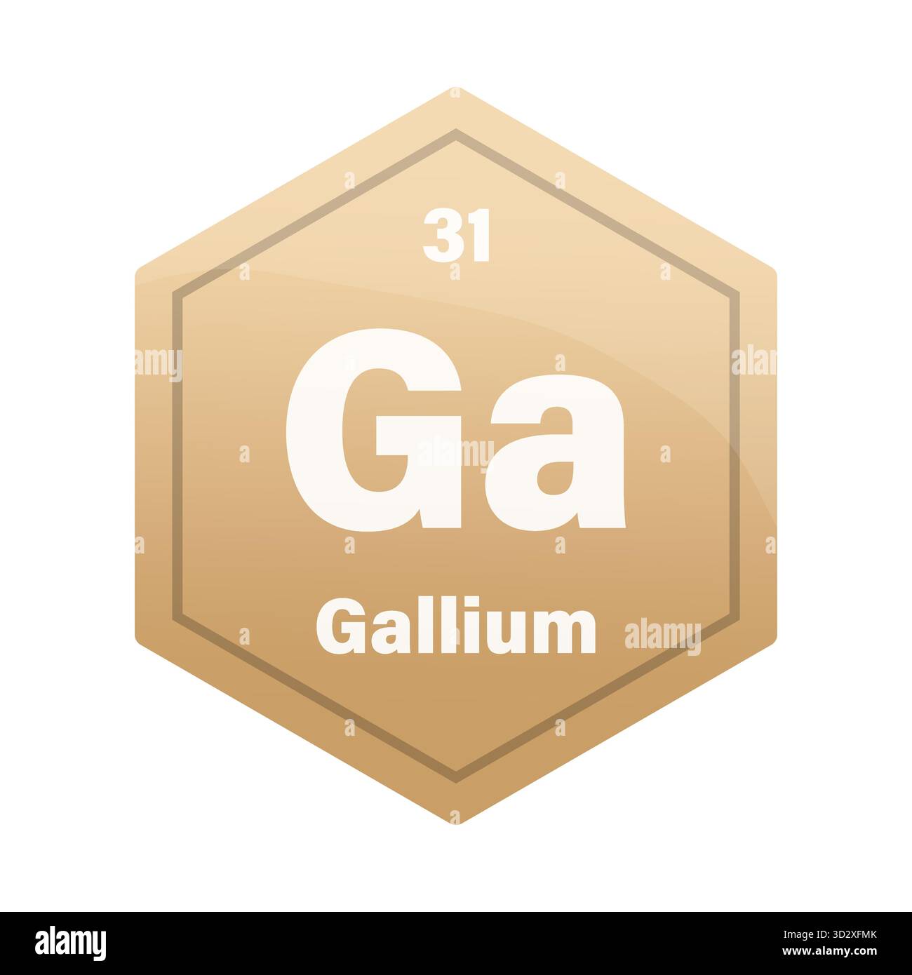 Gallium chemical element tile hi-res stock photography and images - Alamy