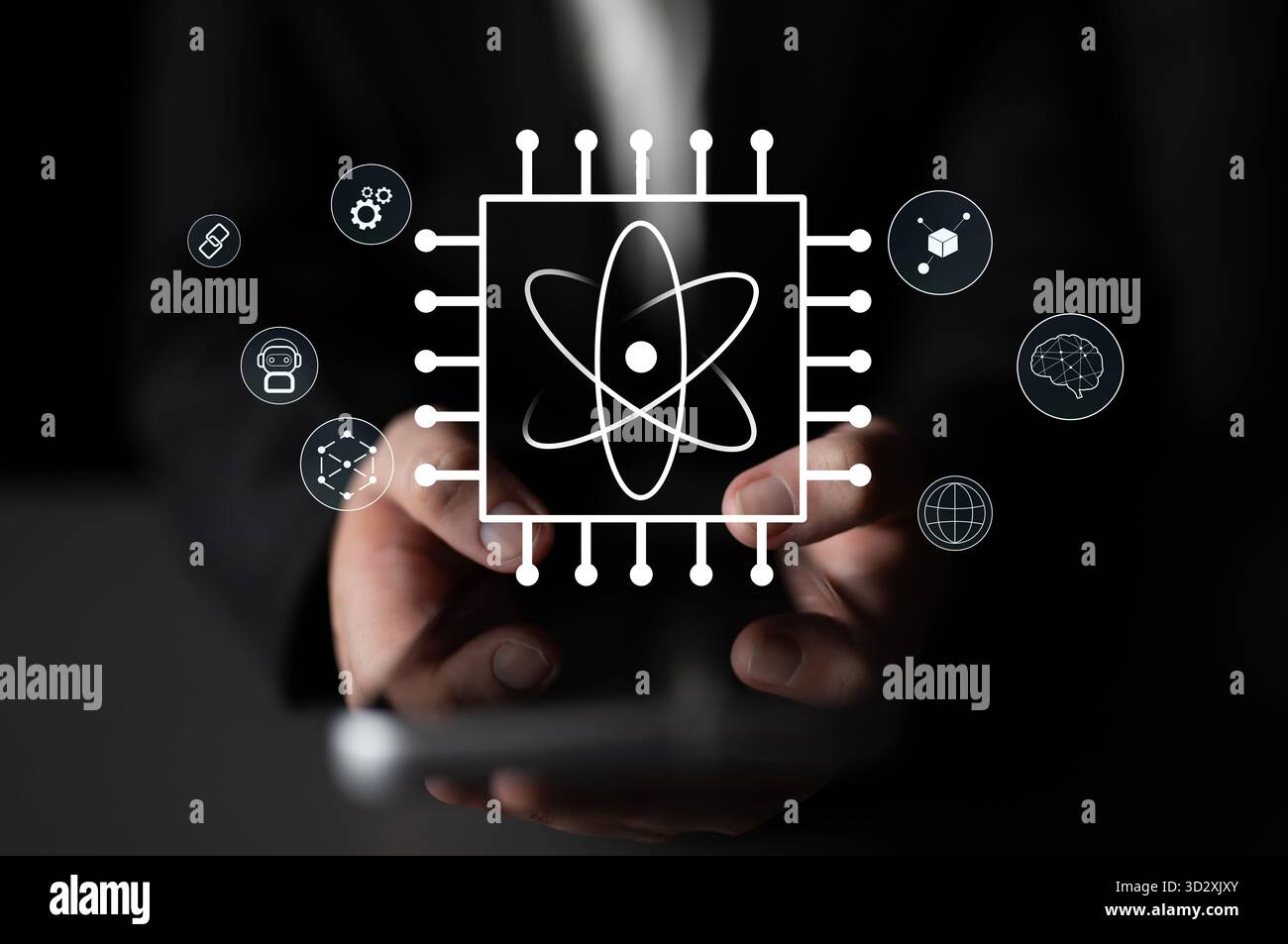 A quantum computing processor as the core of future technology. This ...