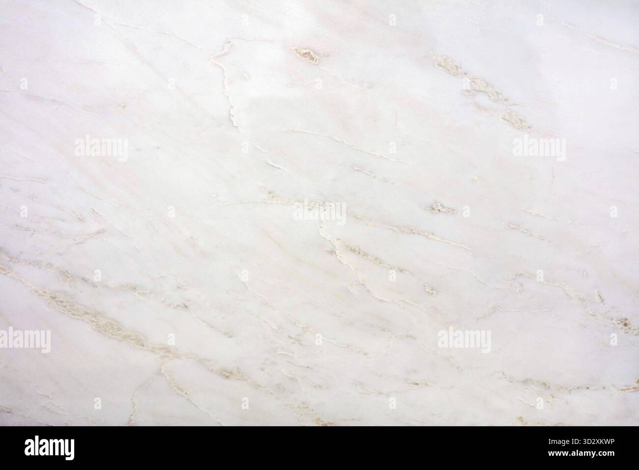 Large format texture, unique cream quartzite with a layered structure, light uniform surface Stock Photo