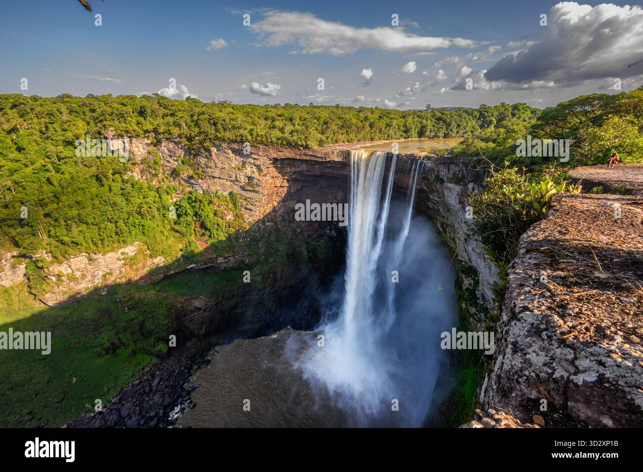 Kaieteur Falls is one of the most powerful single-drop waterfalls[1] in ...