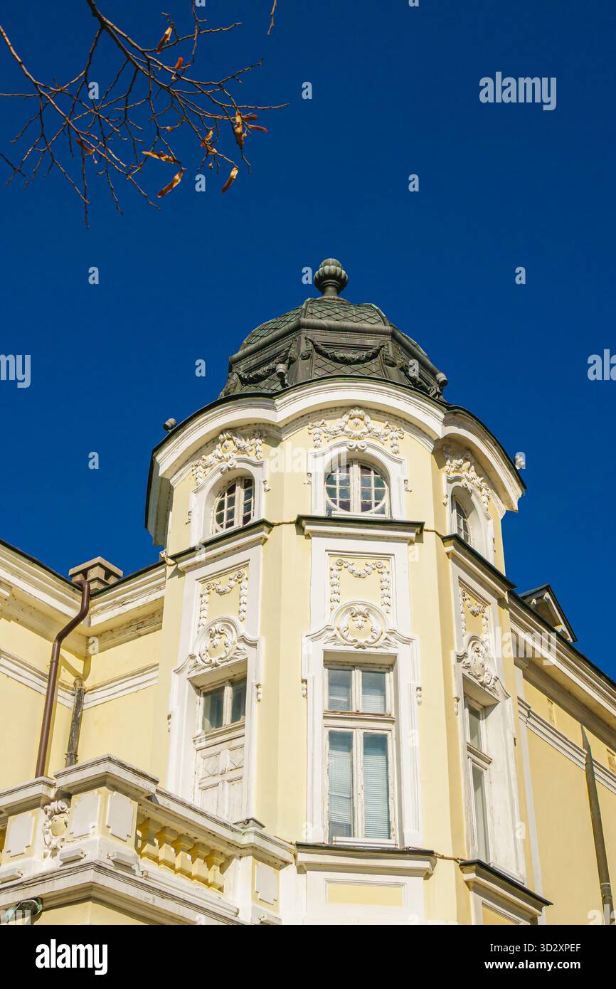 An elegant historic building with an ornate dome and intricate facade ...