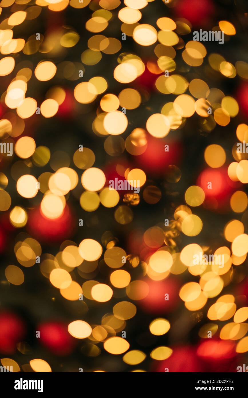 Soft golden bokeh lights create hi-res stock photography and images - Alamy