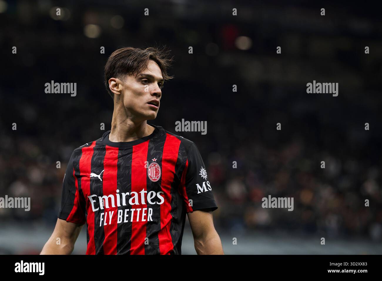 Samuele Ricci of AC Milan looks on during the Serie A football match ...
