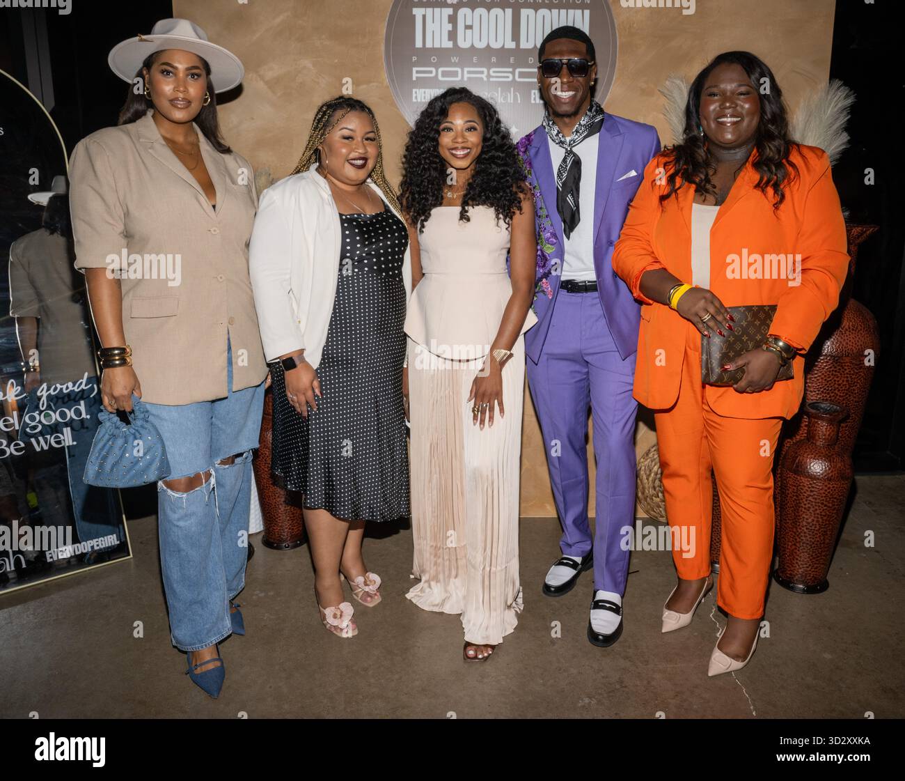 Raisha R Houston, USA. 28th Oct, 2025. (L-R) Franchelle Michelle, Samantha ...