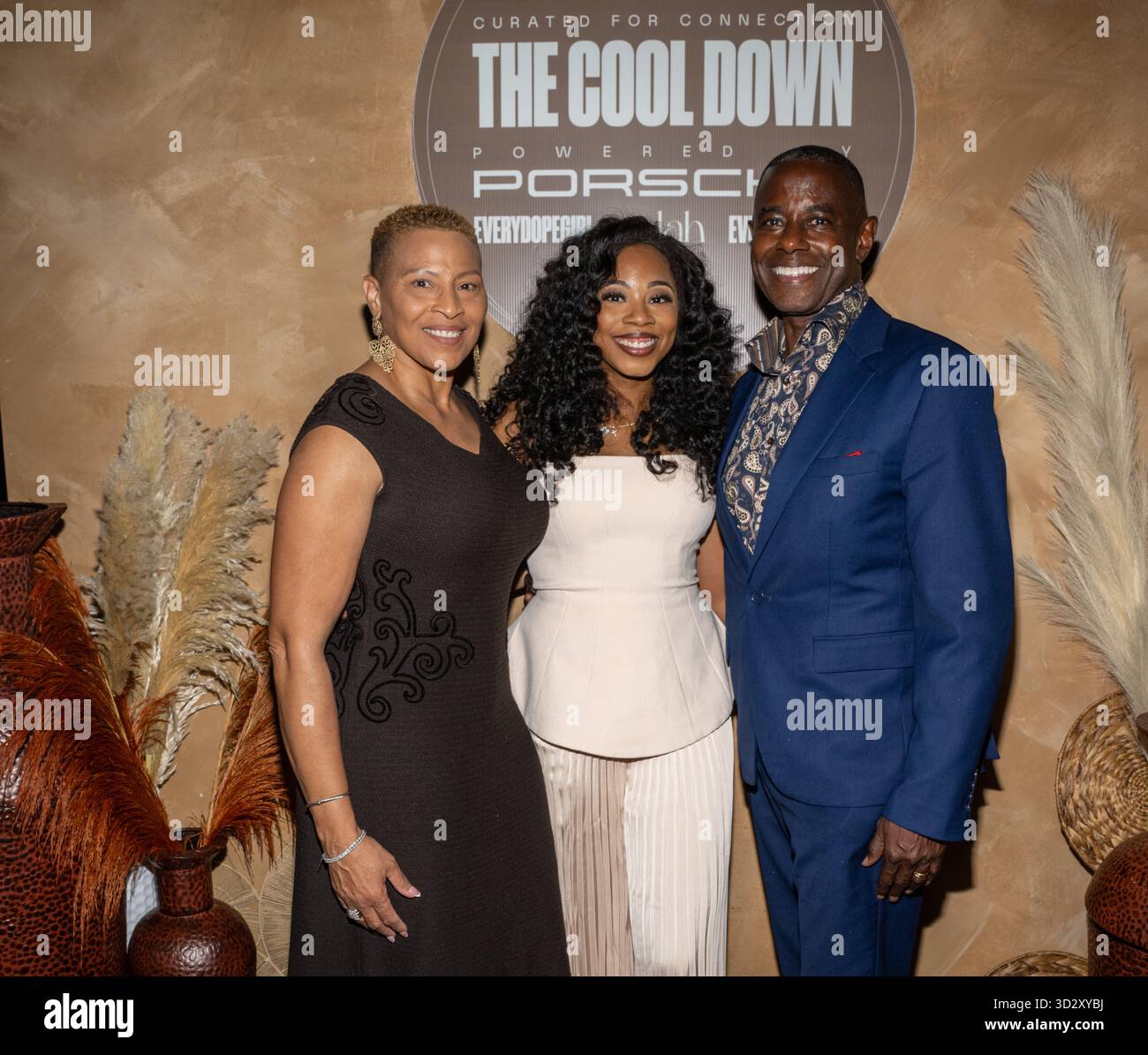Raisha R (L-R) Chinita Smith, Raisha Smith, and Todd Smith attend the Cool Down ...