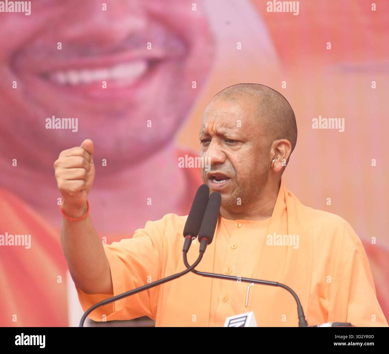 PATNA, INDIA - NOVEMBER 3: Uttar Pradesh Chief Minister Yogi Adityanath ...