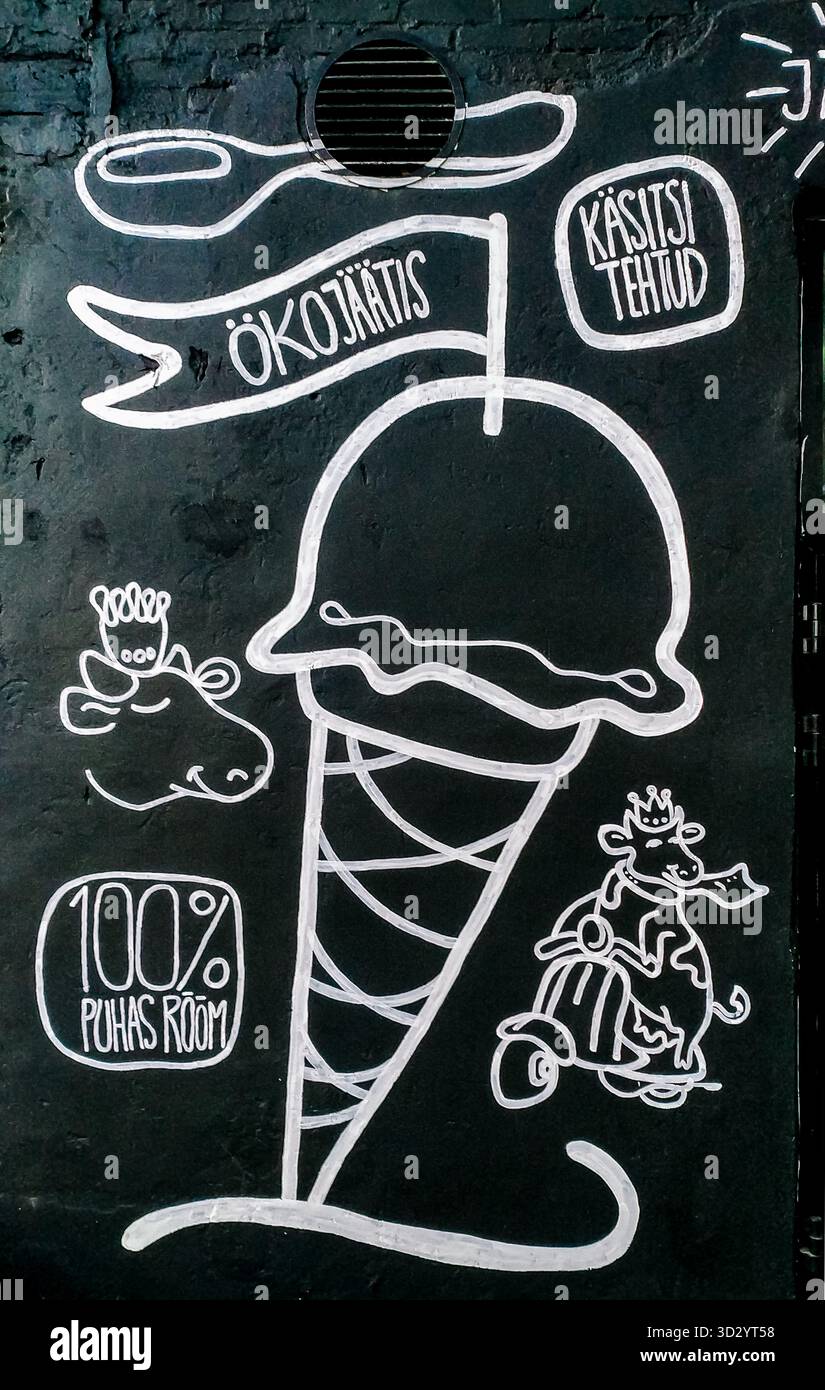 Ice cream mural hi-res stock photography and images - Alamy