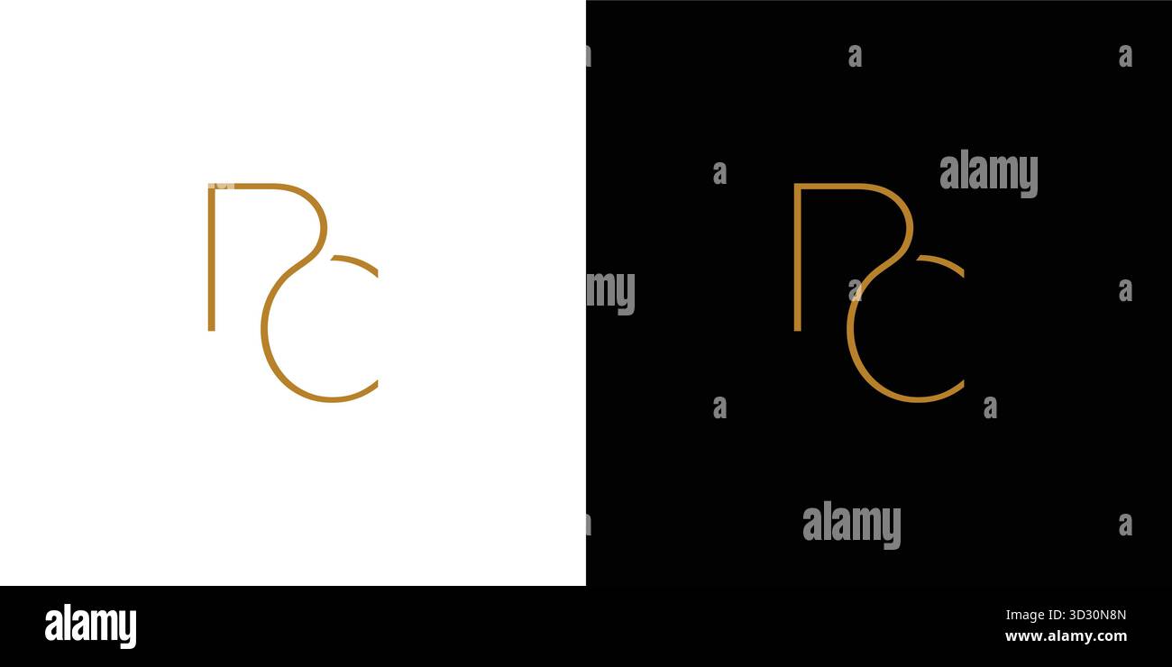 Modern and luxurious PC logo design Stock Vector