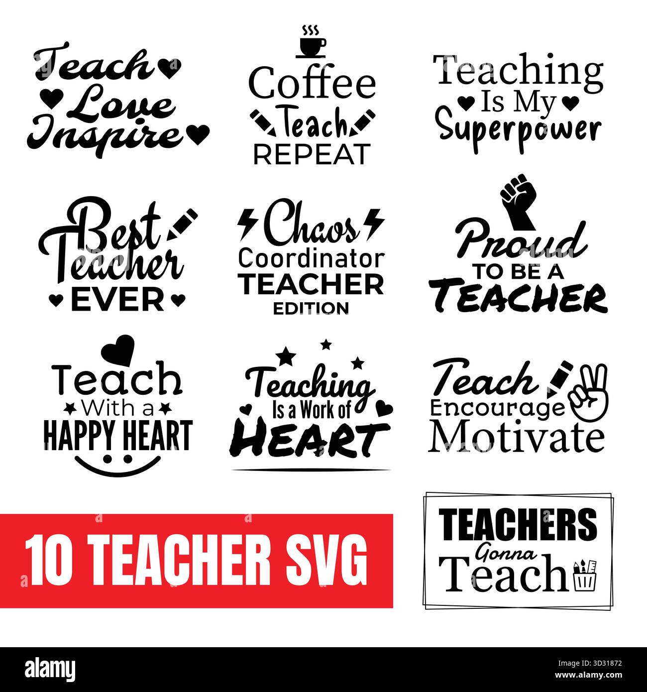 Teaching bundle Stock Vector Images - Alamy