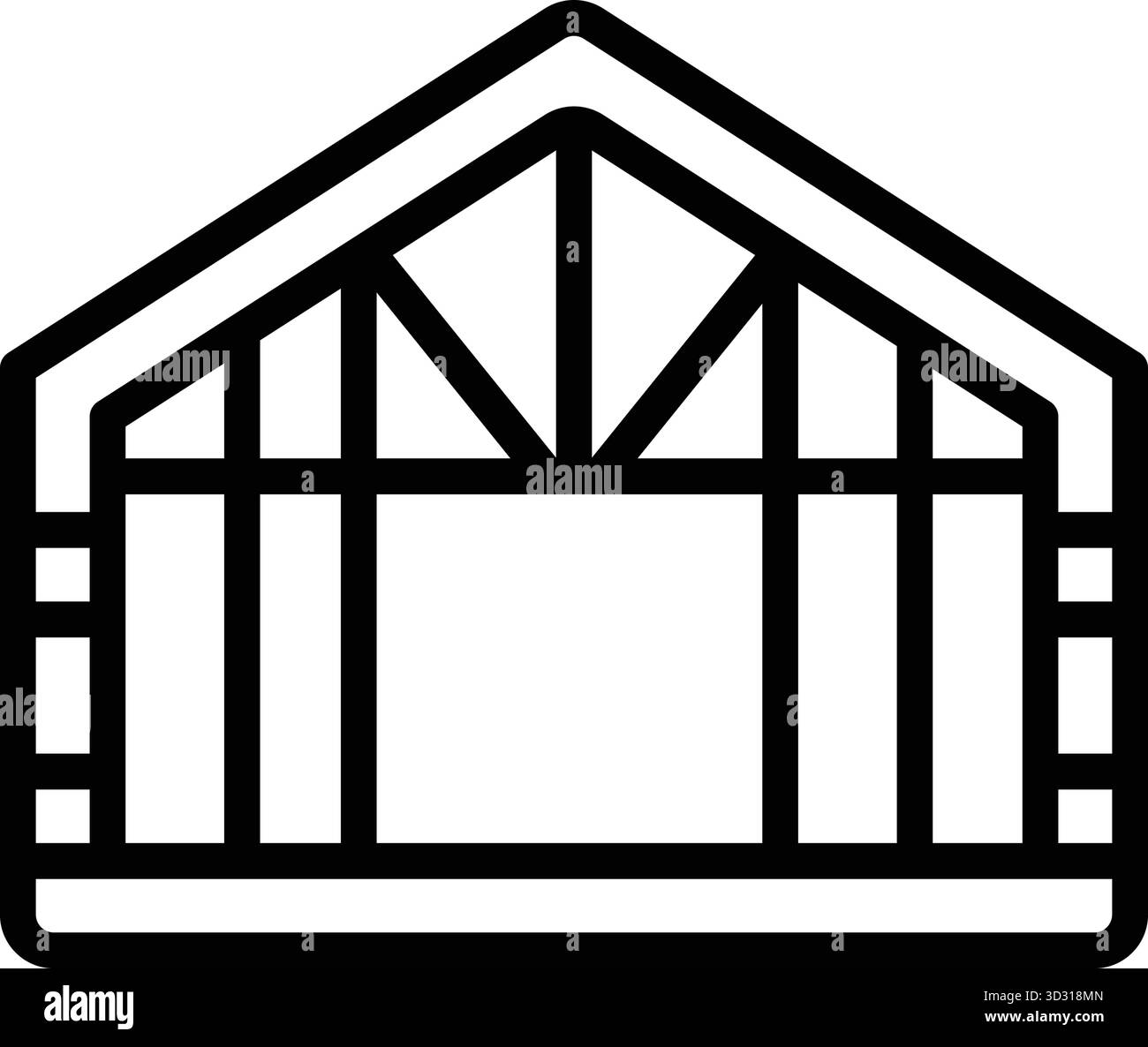 Construction framework scaffolding structure Stock Vector Images - Alamy