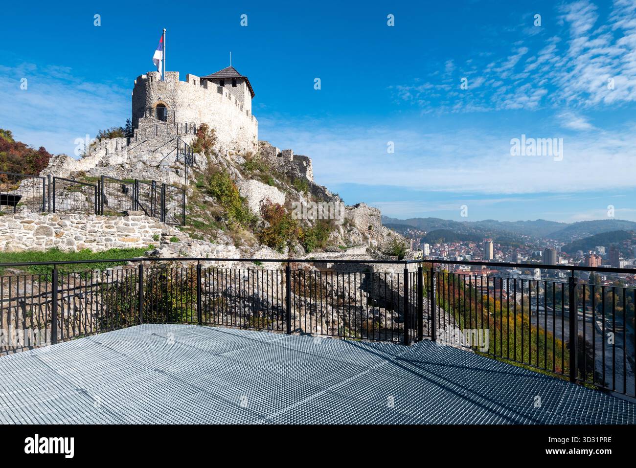 Stari Grad, the old town fortress with its new observation deck ...