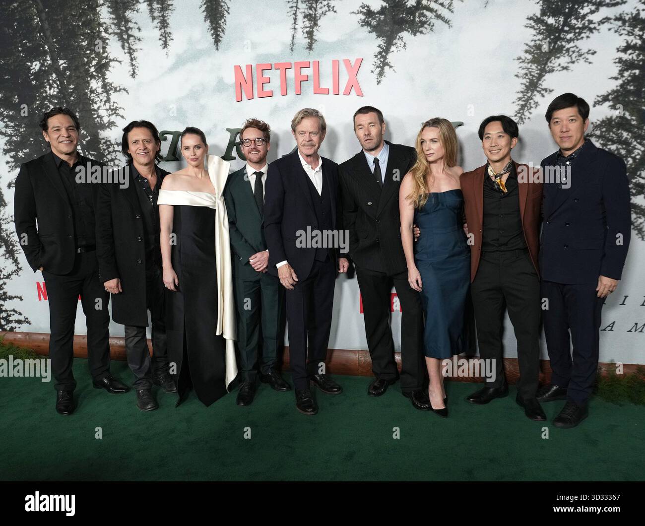 Nathaniel Lin Los Angeles, USA. 03rd Nov, 2025. (L-R) TRAIN ENDS Cast & Crew ...