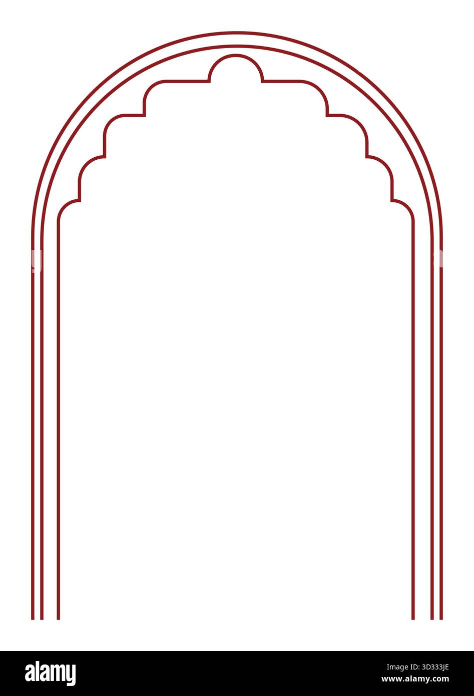 Elegant vintage frame for classic design projects Stock Vector