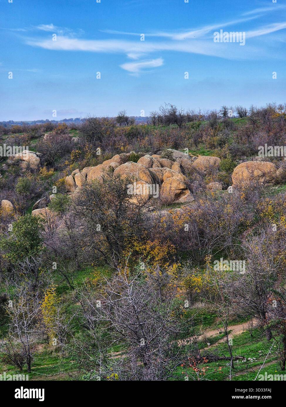 Rocky Mountain Landscape in Late Autumn - Smartphone Captured Stock Image