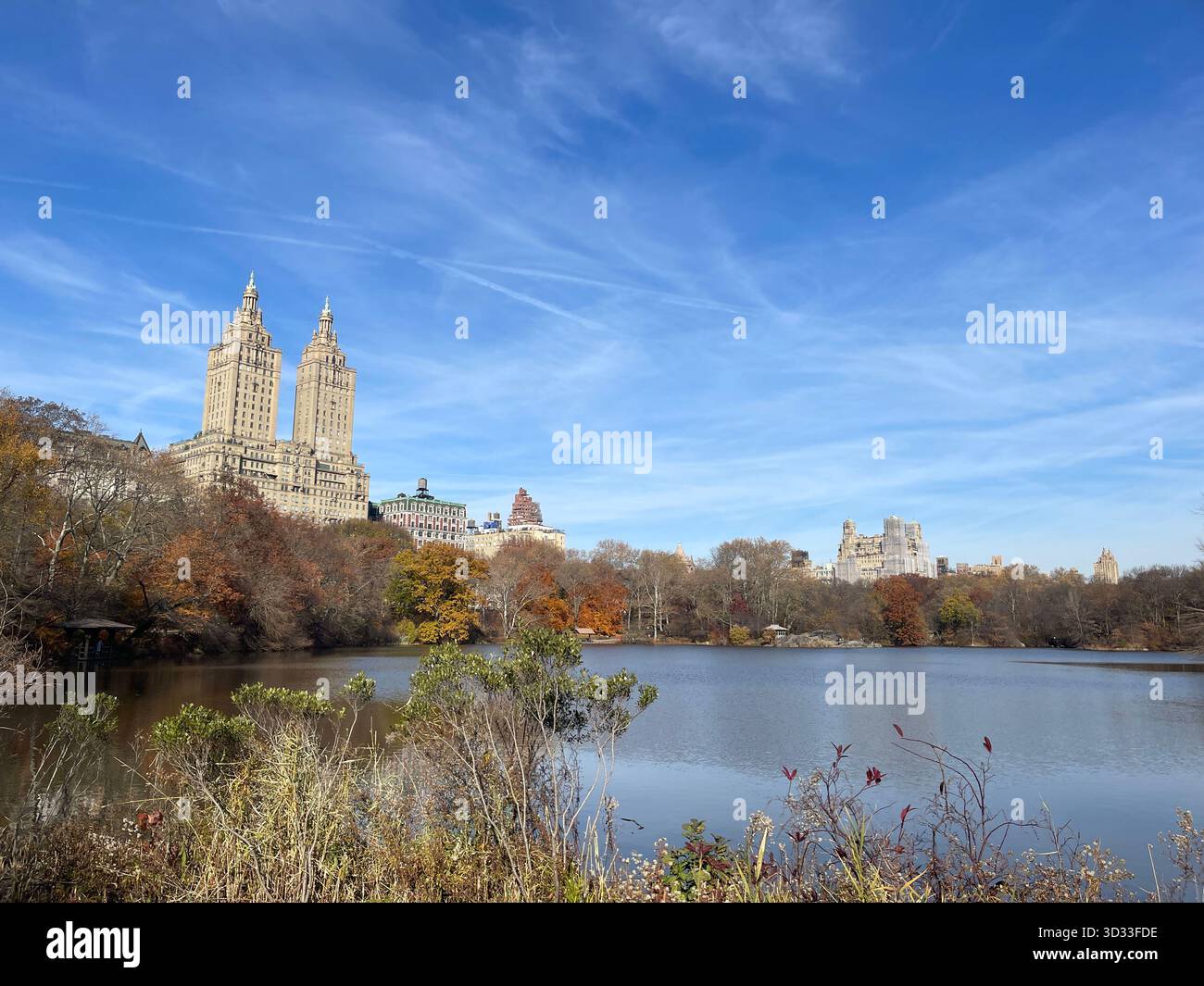 The spirit of autumn in Central Park, New York City - Smartphone Captured Stock Image