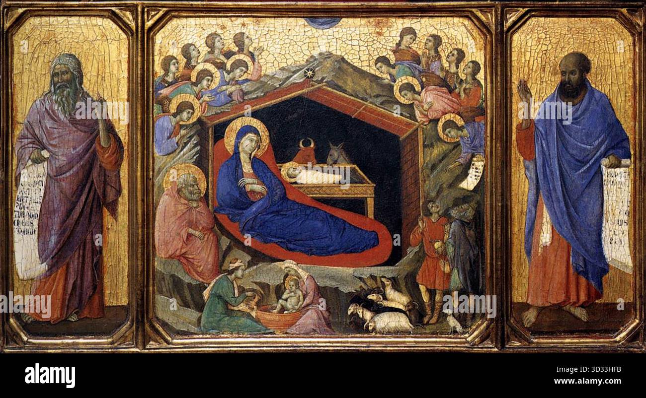 DUCCIO di Buoninsegna (b. ca. 1255, Siena, d. 1319, Siena) The Nativity ...