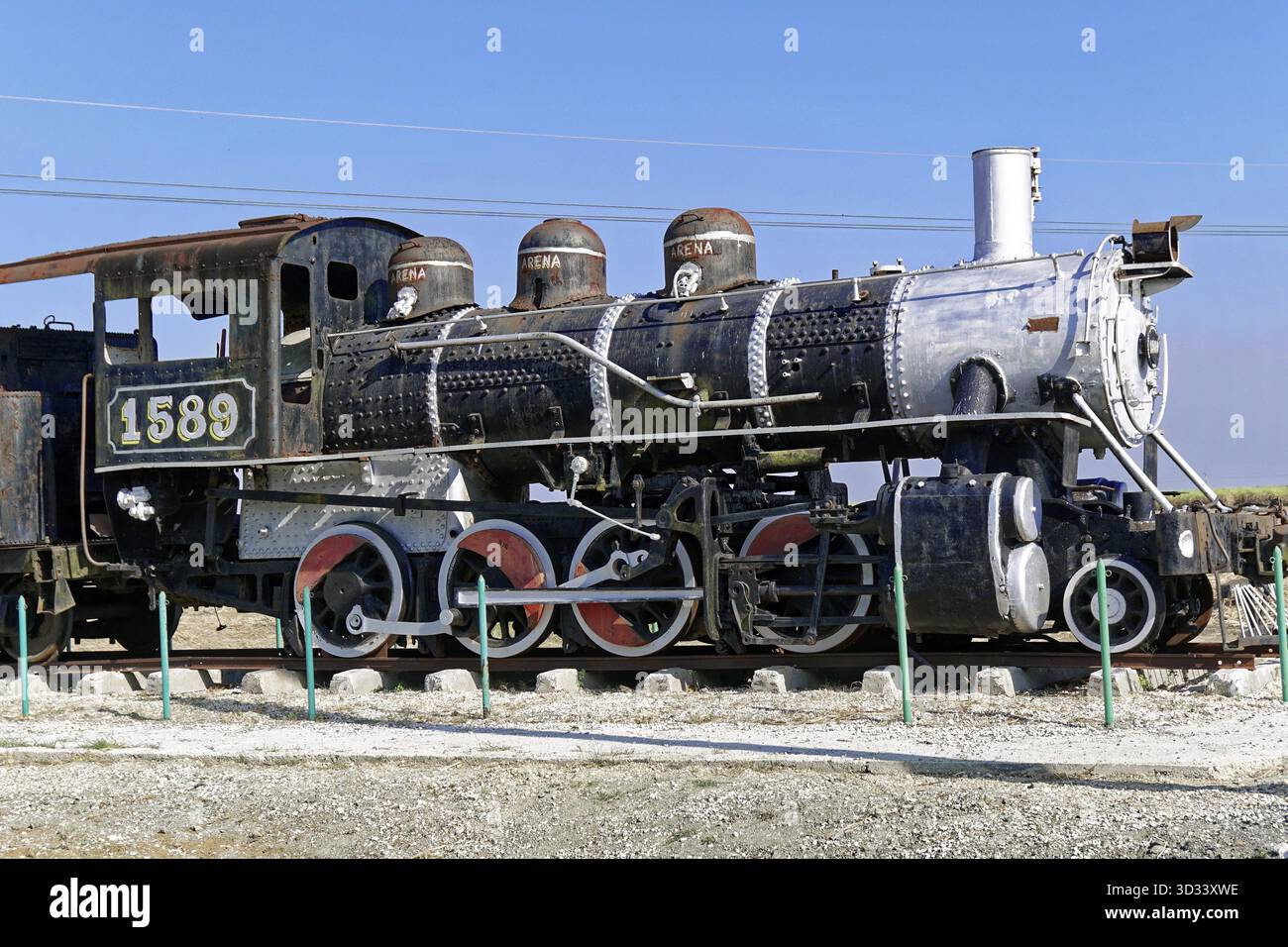 Camagueey, Camagueey Province, Cuba, Central America, Old steam ...
