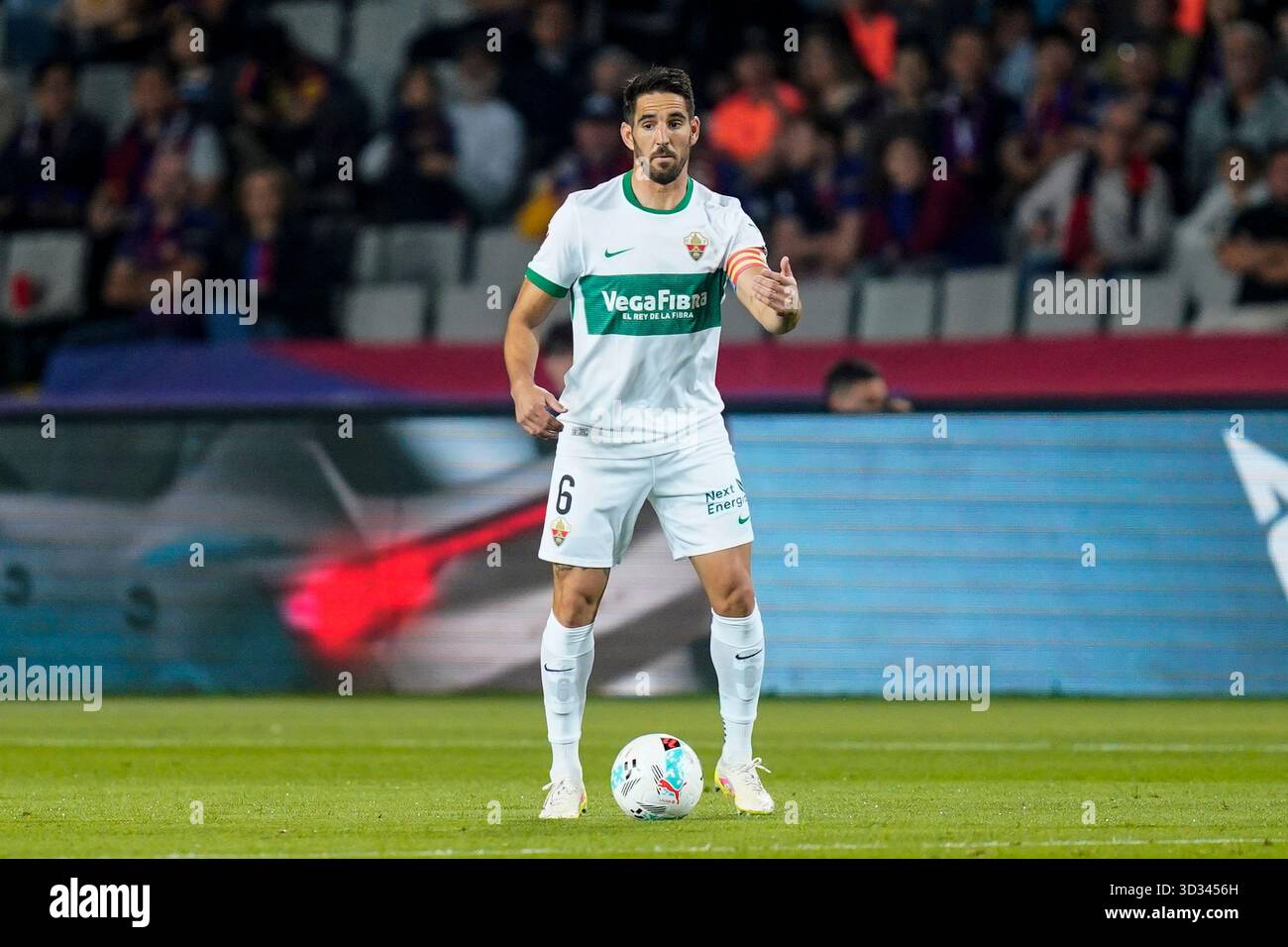 Pedro Bigas of Elche CF during the La Liga EA Sports match between FC ...