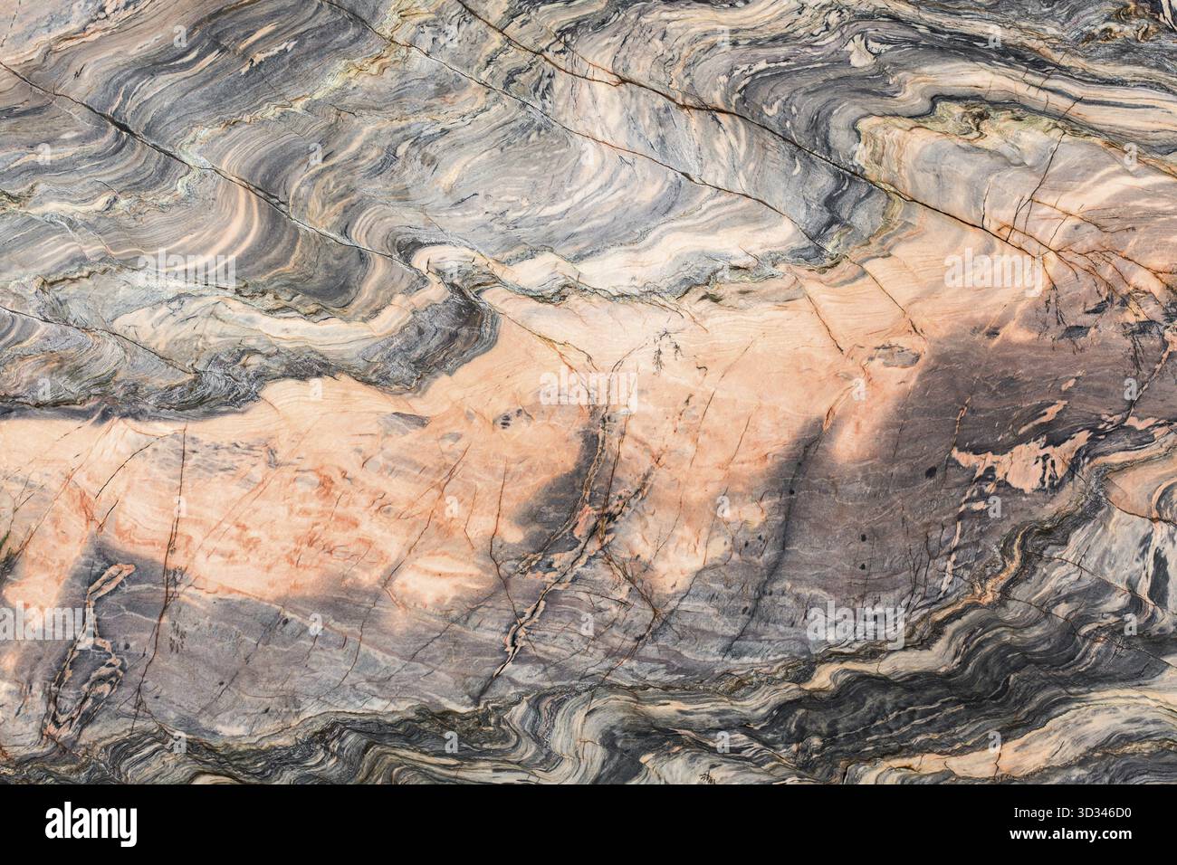 High-quality marble texture featuring unique natural patterns in earthy tones Stock Photo