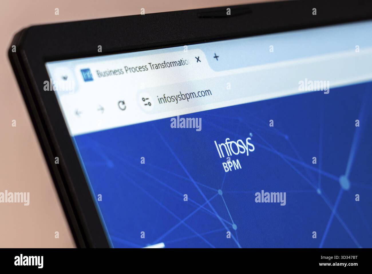 New York, USA - January 19, 2025: Infosys BPM website showcasing ...