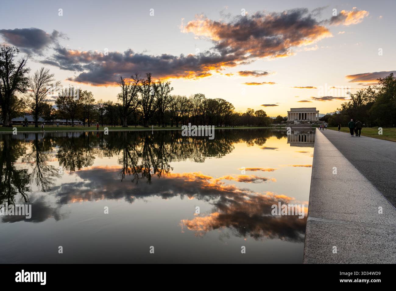 Lincoln Memorial Reflecting Pool Sunset Washington DC WASHINGTON DC lincoln-memorial-reflecting-pool-sunset-washington-dc-washington-dc