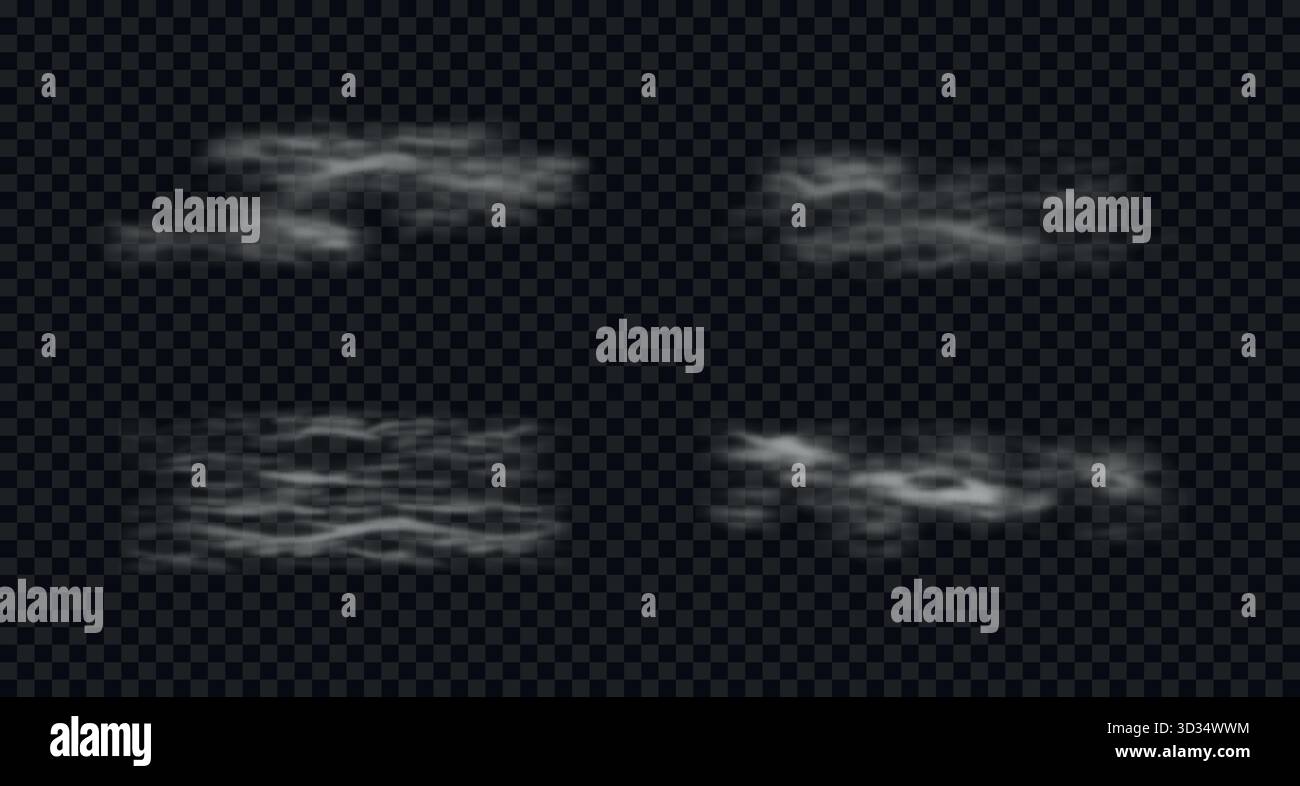 Abstract wavy water surface texture. Milky ripple pattern, liquid background isolated on transparent backdrop Stock Vector