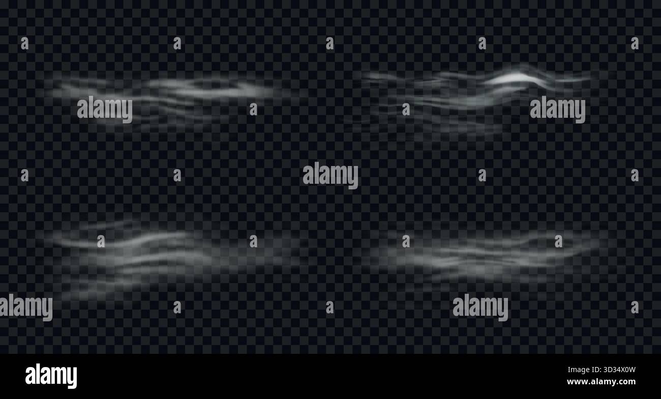 Milky ripple surface, wavy texture. Water surface background isolated on transparent backdrop Stock Vector
