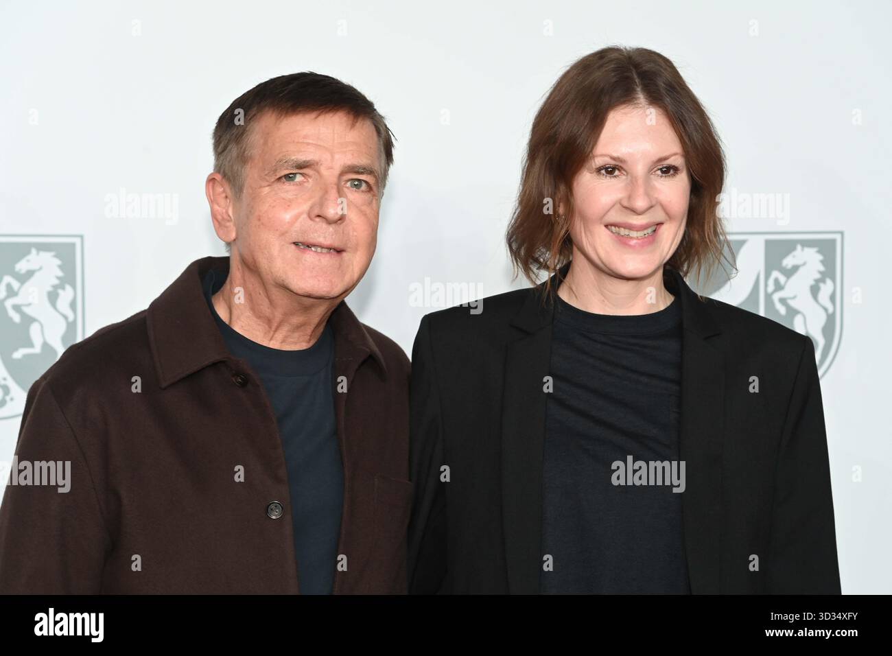 From left to right: Andreas Gursky, photographer, and his wife