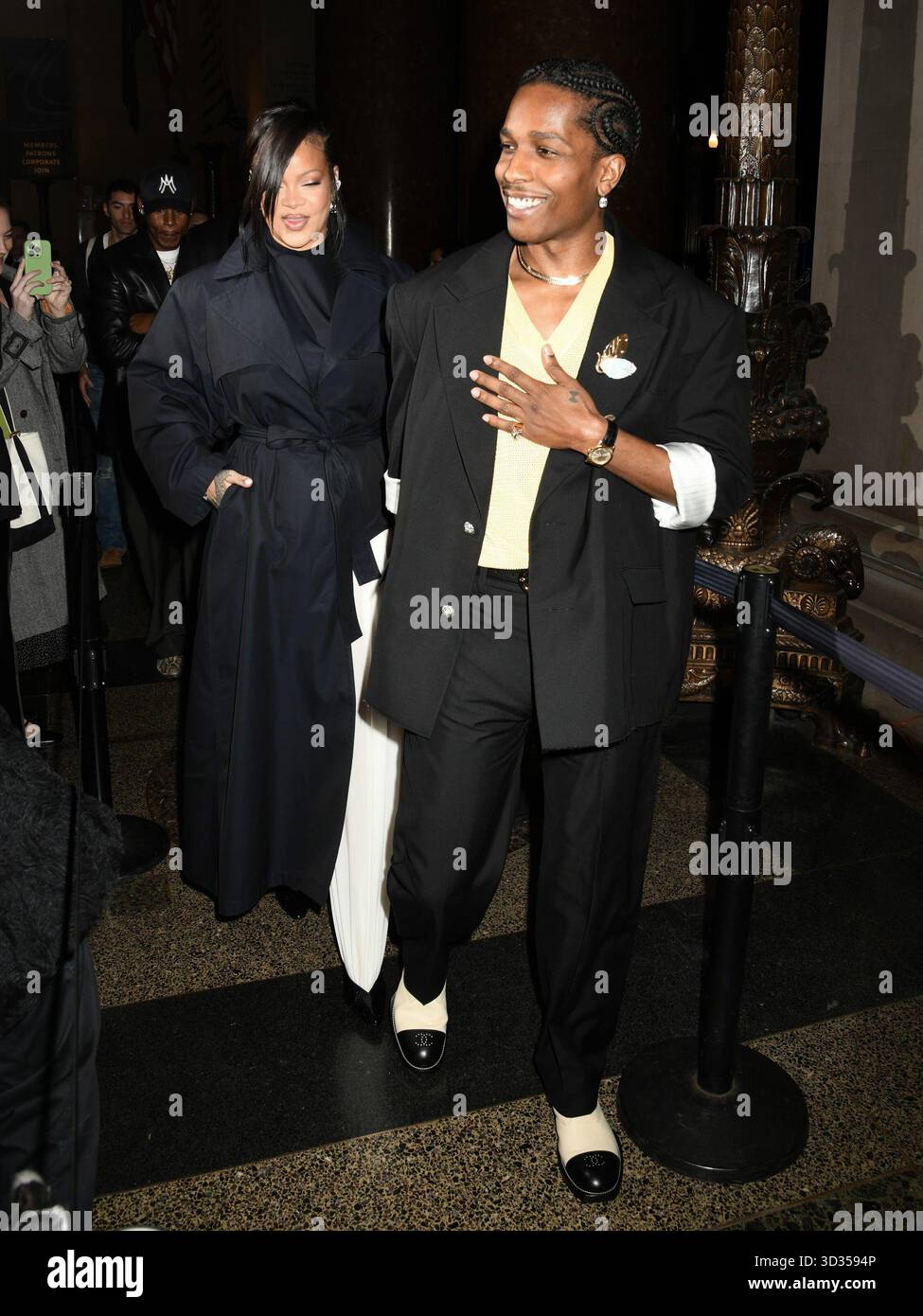 Rihanna, ASAP Rocky at arrivals for 2025 CFDA Fashion Awards, American ...