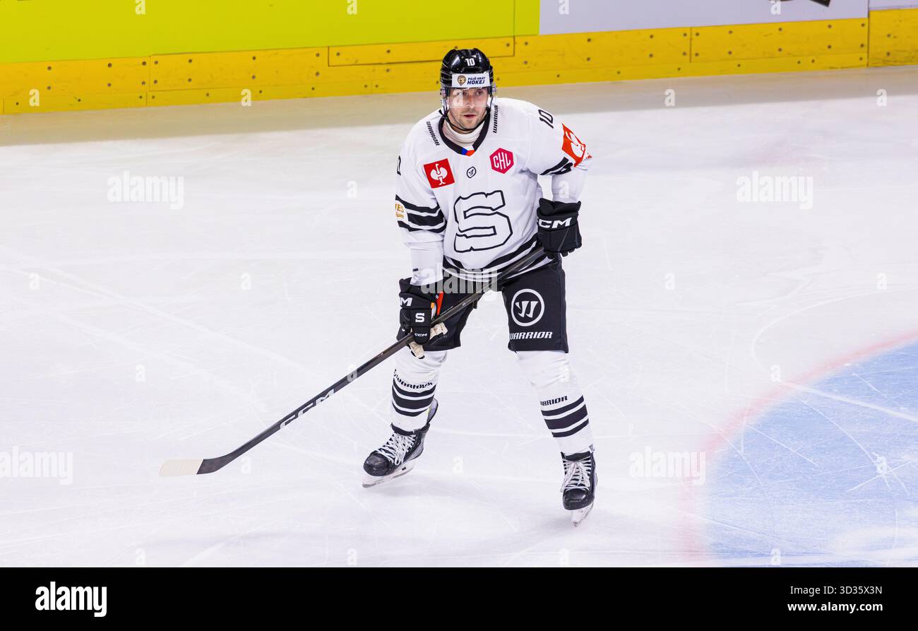 Mark Pyzik Zurich, Switzerland, 7th Oct 2025: #10 Mark Pysyk, defender Sparta Prag ...