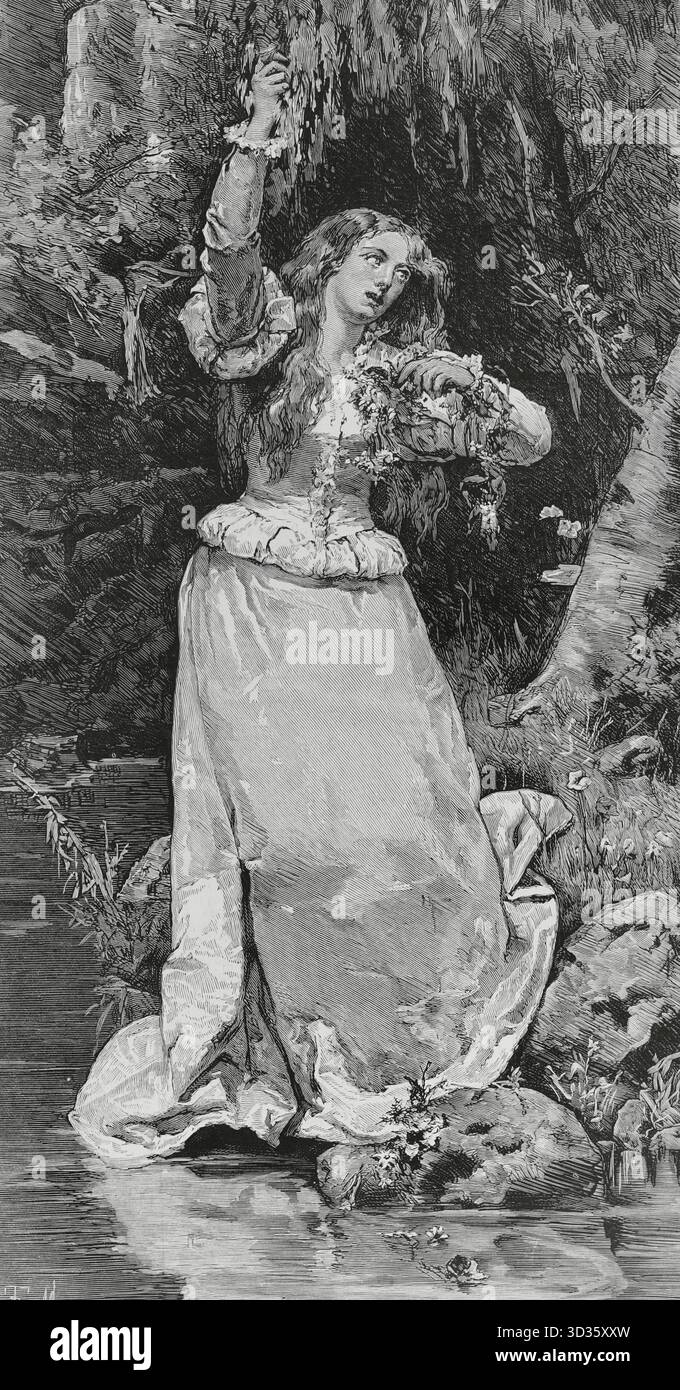 Ophelia in hamlet william shakespeare hi-res stock photography and