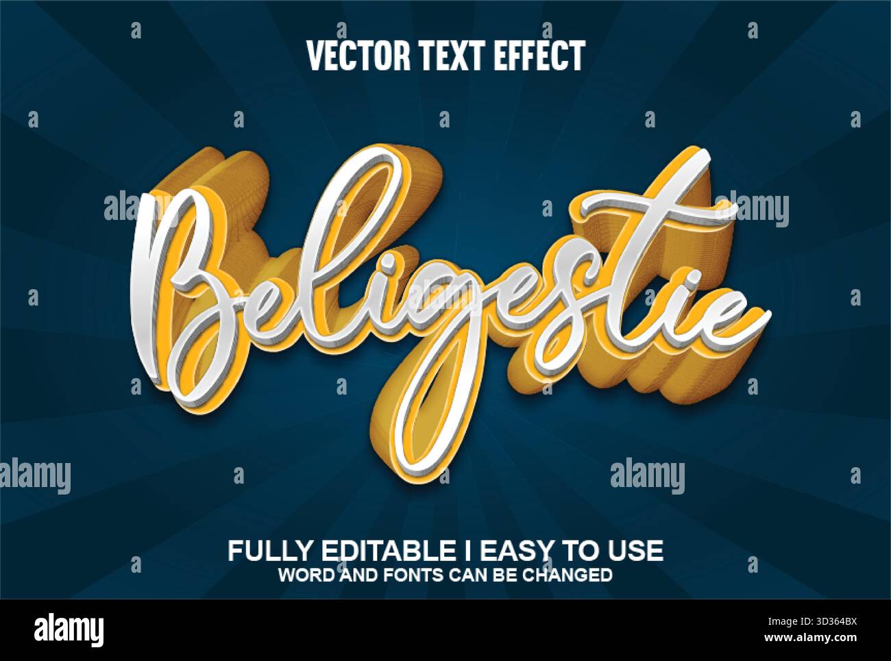 Editable Vector Text Effect Stock Vector Image & Art - Alamy