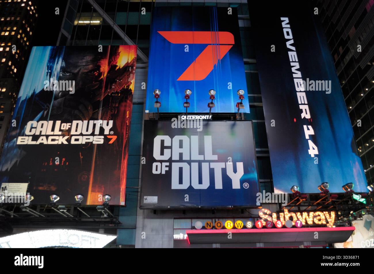 A billboard advertising the upcoming video game, Call of Duty Black Ops ...