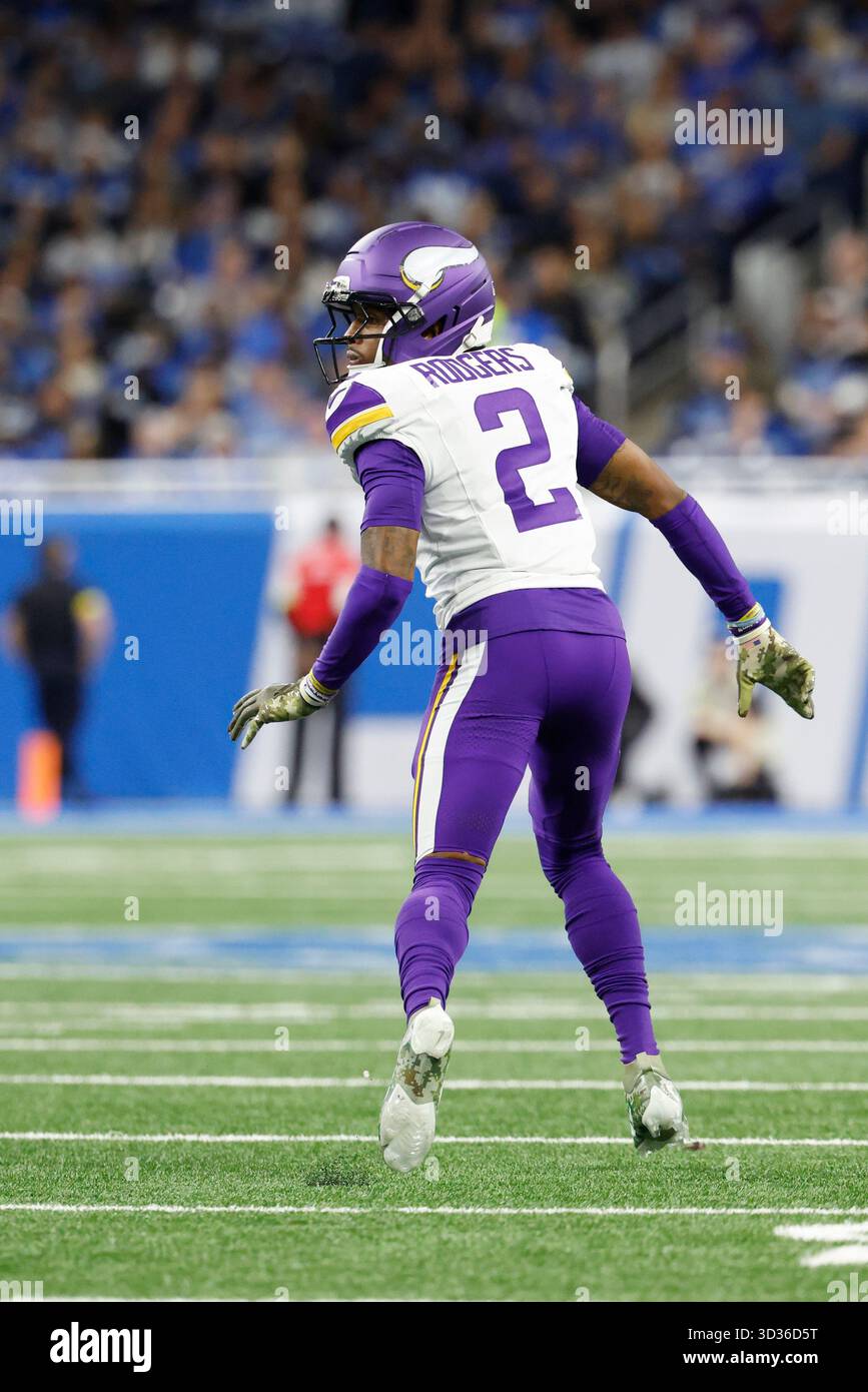 Minnesota Vikings cornerback Isaiah Rodgers (2) pursues a play on ...