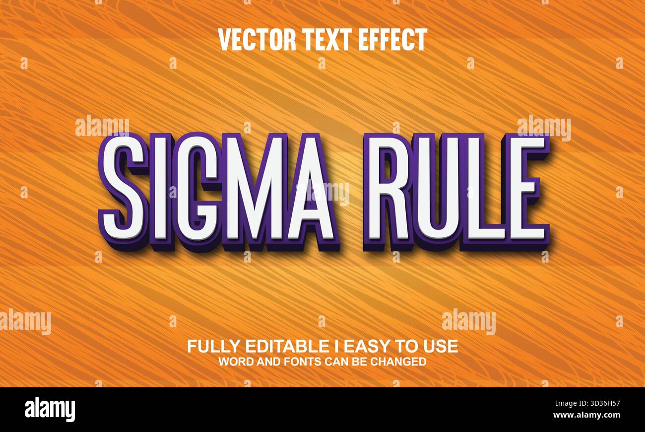 Editable Vector Text Effect Stock Vector