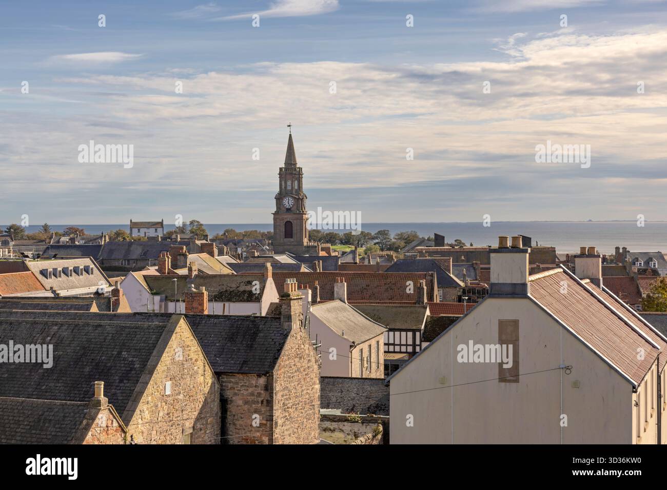 The border town of Berwick upon Tweed, Northumberland, England, UK Stock Photo