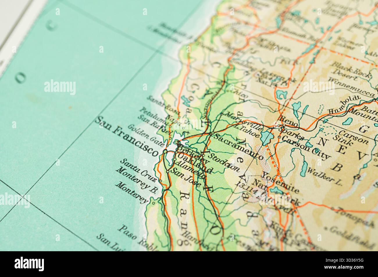 The image is too blurry to discern details or text on the map Inquiry ...