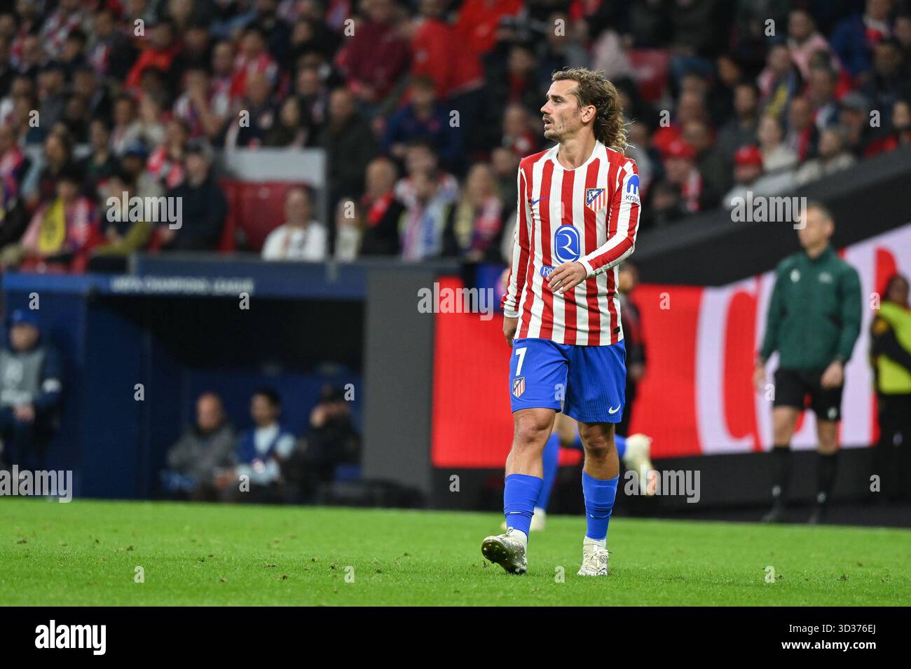 Madrid, Spain. 05th Nov, 2025. Antoine Griezmann of Atletico de Madrid seen during the UEFA Champions League match between Atletico de Madrid and R Union Saint Gilloise at Estadio Metropolitano. Final score; Atletico de Madrid 3-1 R Union Saint Gilloise Credit: SOPA Images Limited/Alamy Live News Stock Photo