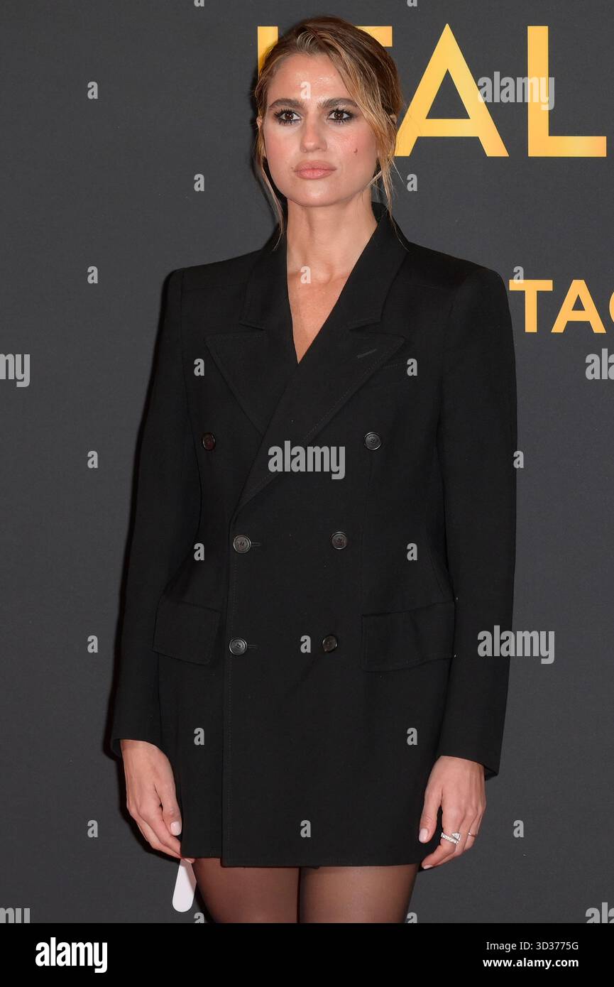 Rome, Italy. 04th Nov, 2025. Cristina Marino attends the red carpet of Sky tv program Call my agent Italia terza stagione. Credit: SOPA Images Limited/Alamy Live News Stock Photo