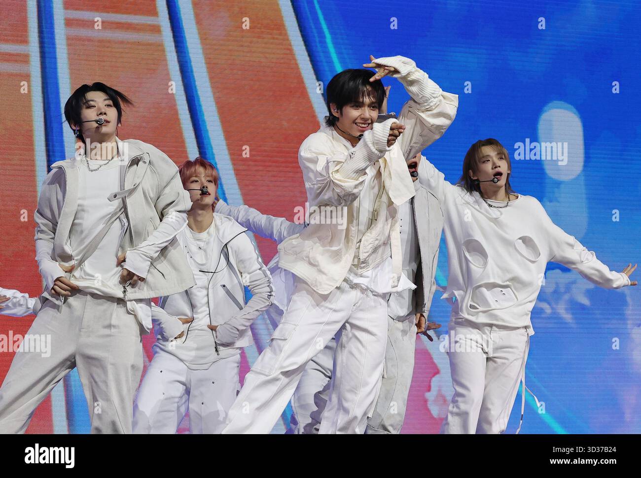 S. Korean boy group AHOF South Korean boy group AHOF performs during a ...