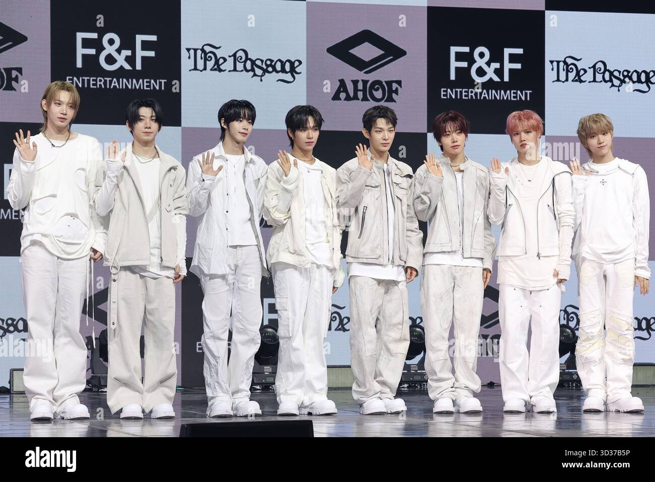 S. Korean boy group AHOF South Korean boy group AHOF poses for a photo ...