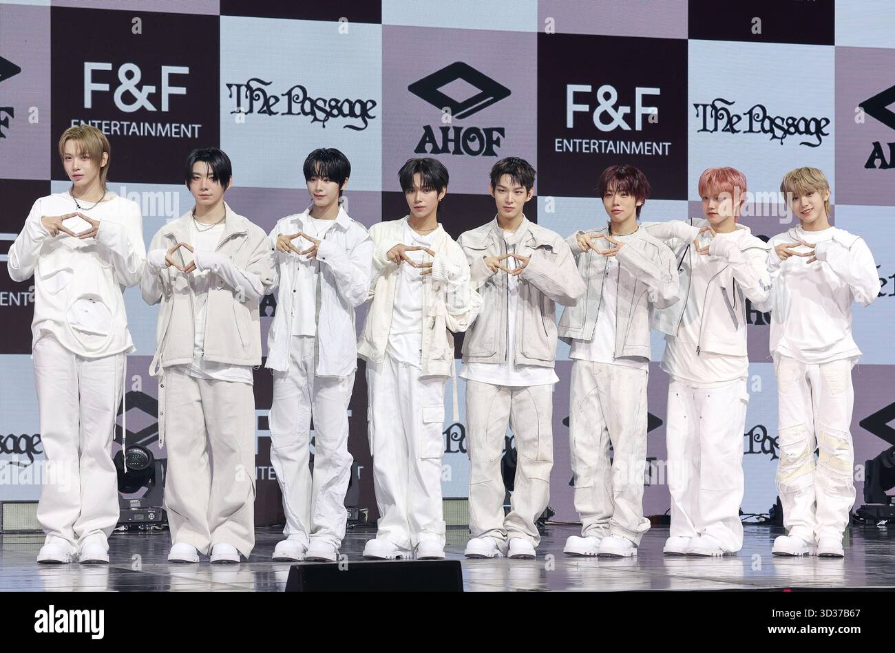 S. Korean boy group AHOF South Korean boy group AHOF poses for a photo ...